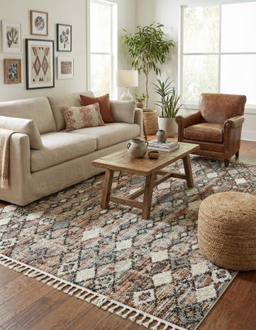 Rust Multi Cherokee Rug