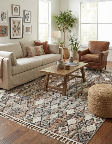 Rust Multi Cherokee Rug