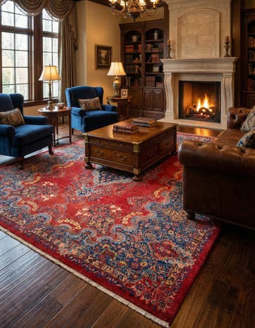 10' 5 x 12' 8 Kashmar Wool Rug