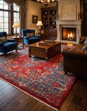 10' 5 x 12' 8 Kashmar Wool Rug