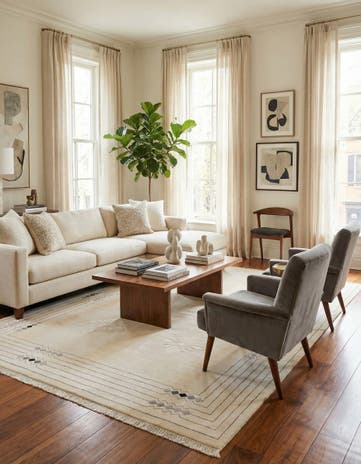8' 2 x 11' 4 Hand Knotted Darya Wool Rug