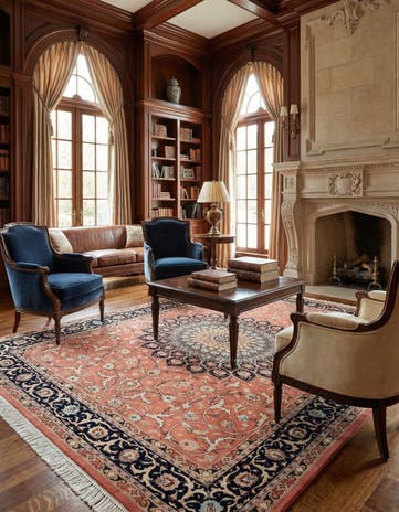 6' 7 x 10' 2 Tabriz Rug