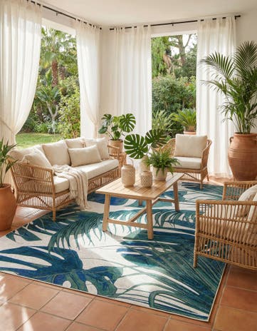 Ivory Blossom Rug