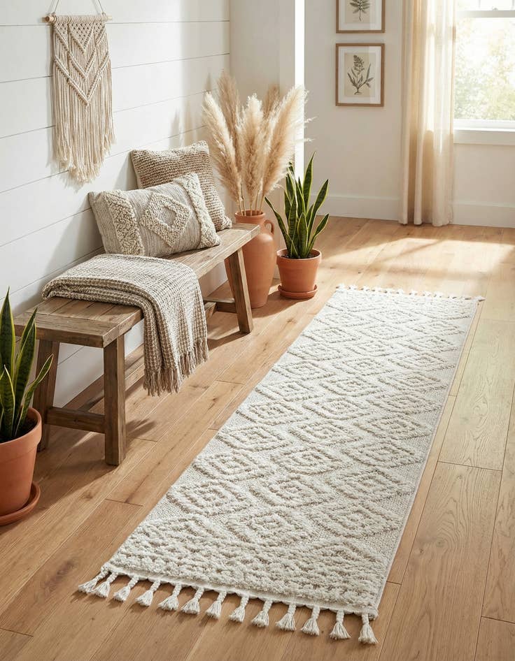 Detail image of 2' x 6' Boho Runner Rug