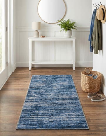 Blue Asha Runner Rug