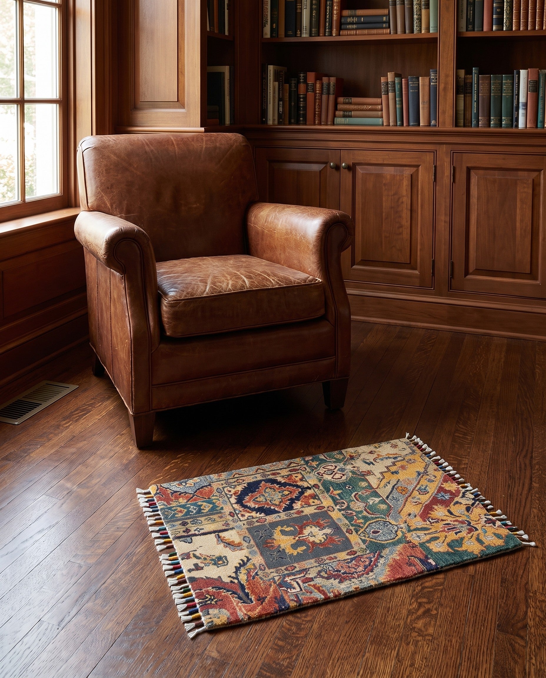 2' x 2' 11 Hand Knotted Ariana Ziegler Rug