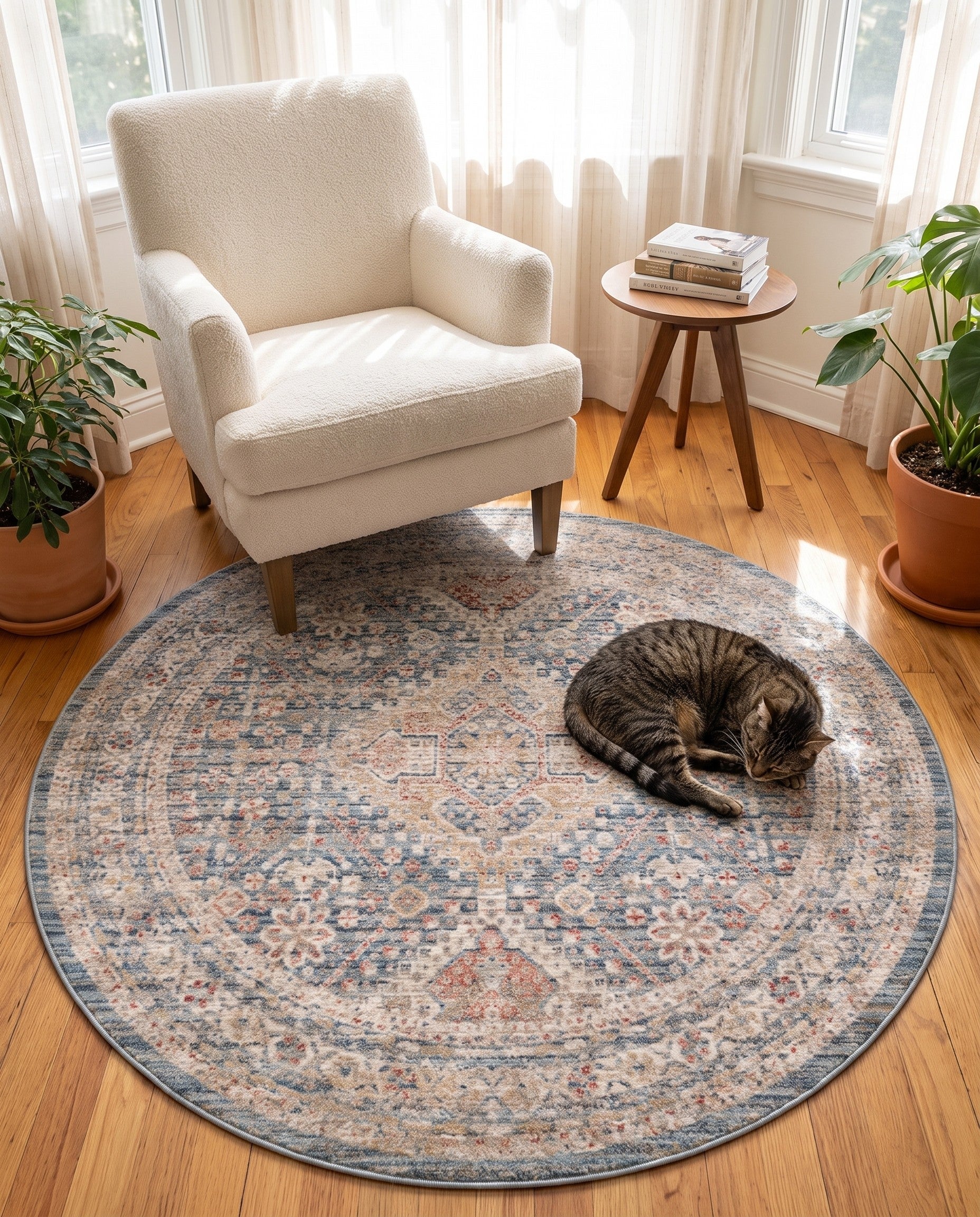 5' x 5' Noble Round Rug