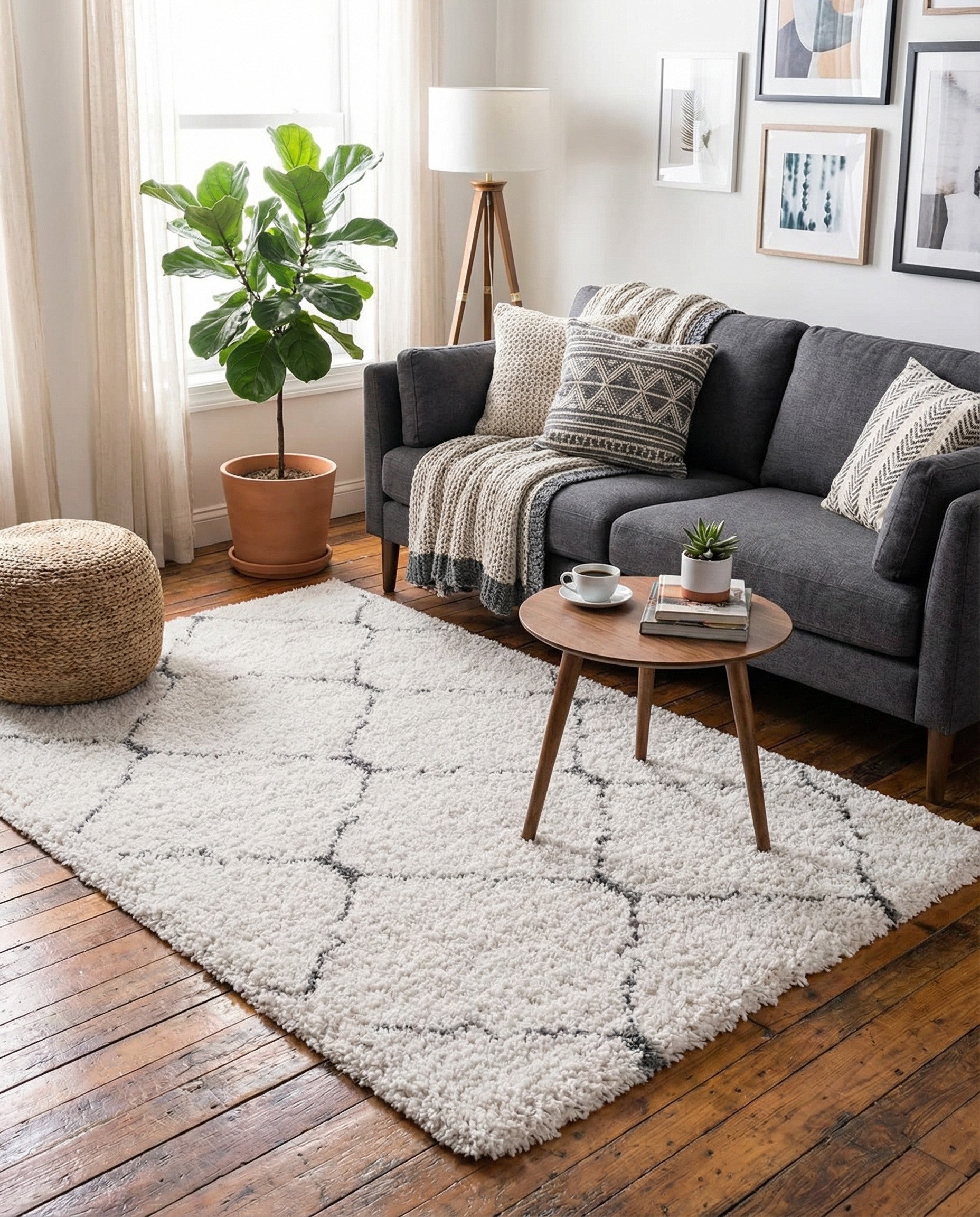  3' 3 x 5' 3 Moroccan Shag Rug