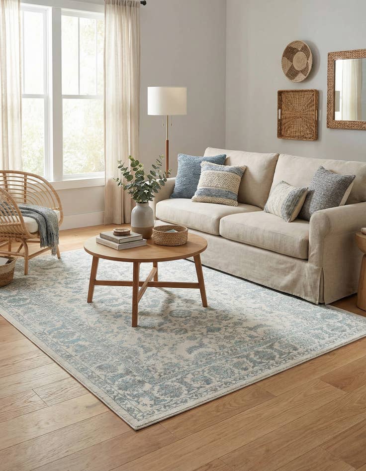 Detail image of 5' 3 x 8' Uptown Central Park Rug