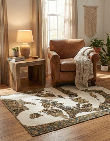 3' 2 x 5' Hand Knotted Ultra Vintage Persian Wool Rug