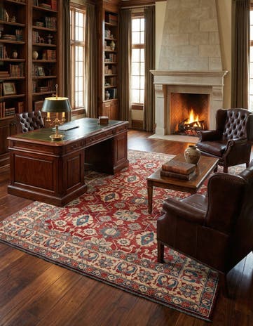 7' 5 x 11' 11 Hand Knotted Kazak Wool Rug