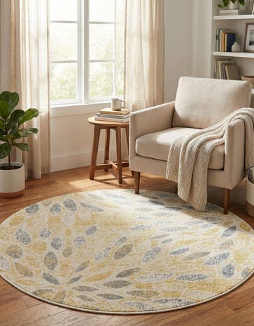 4' 1 x 4' 1 Charleston Round Rug