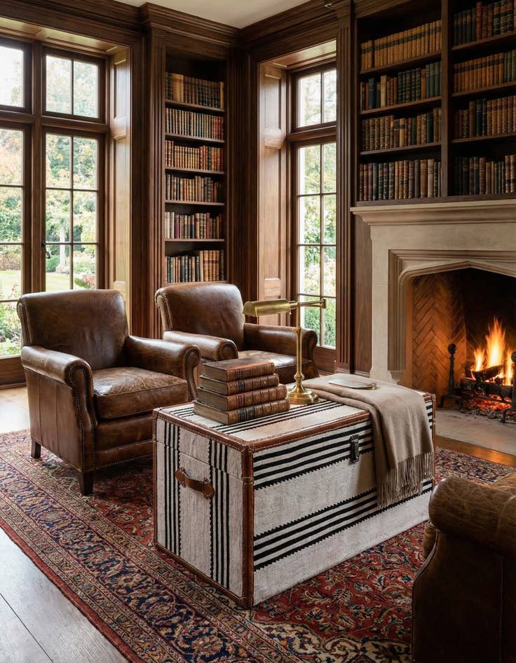 Detail image of 1' 7 x 3' 1  Hand Knotted Furniture Trunk