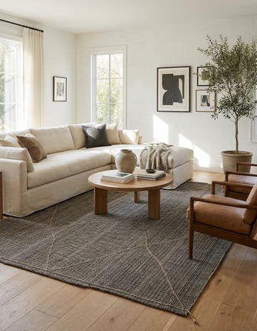 8' 9 x 11' 8 Hand Knotted Moroccan Wool Rug