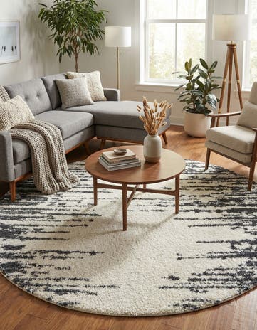 10' x 10' Serenity Shag Round Rug
