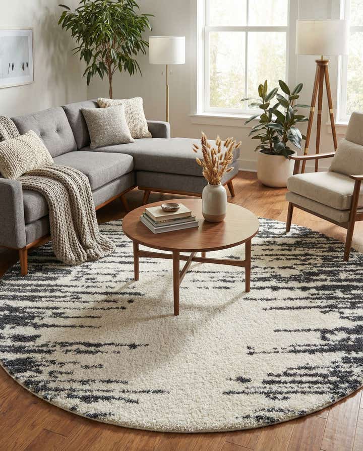 10' x 10' Serenity Shag Round Rug