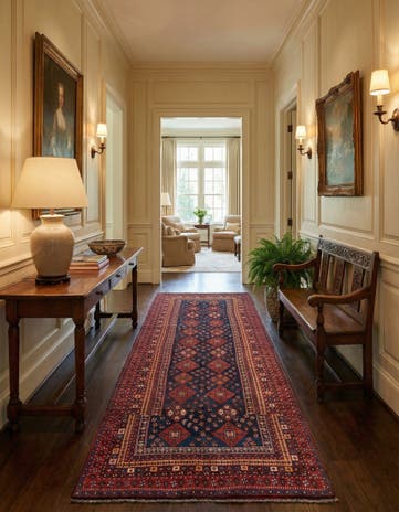 5' x 12' 6 Yalameh Wool Runner Rug