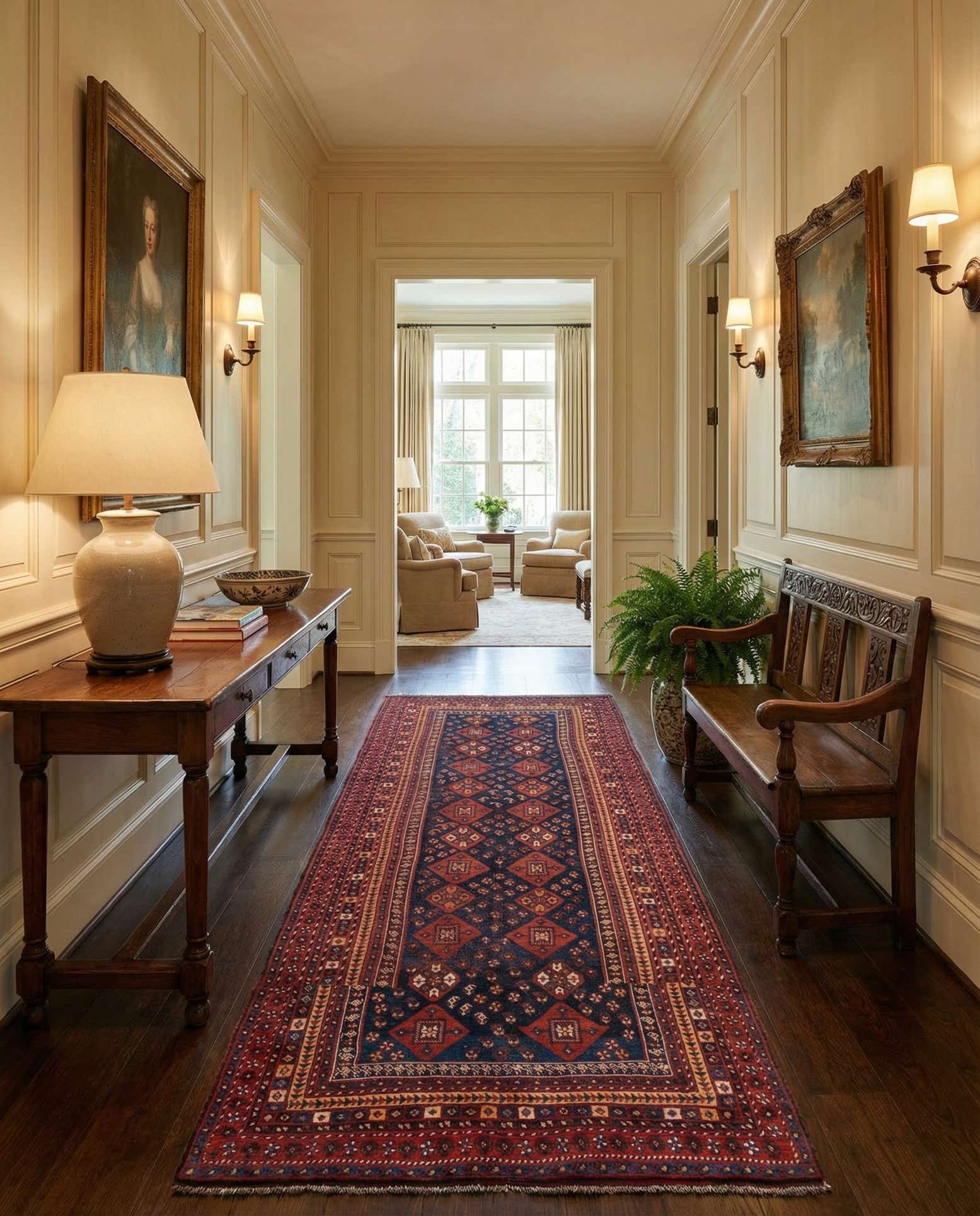 5' x 12' 6 Yalameh Wool Runner Rug