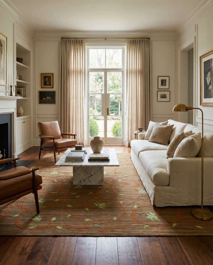 8' 1 x 9' 7 Hand Woven Kilim Modern Rug