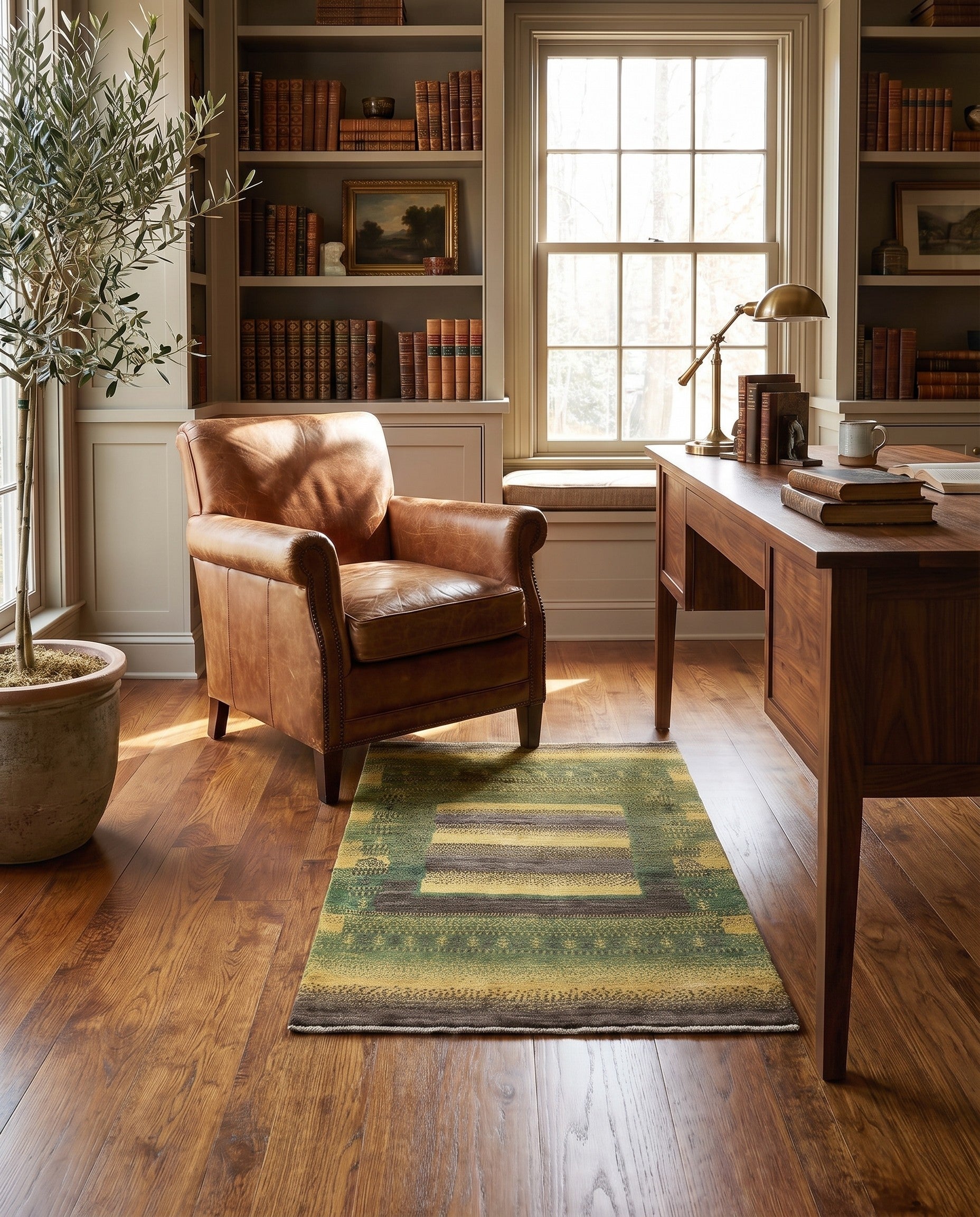 2' 7 x 4' 5 Kashkuli Wool Rug