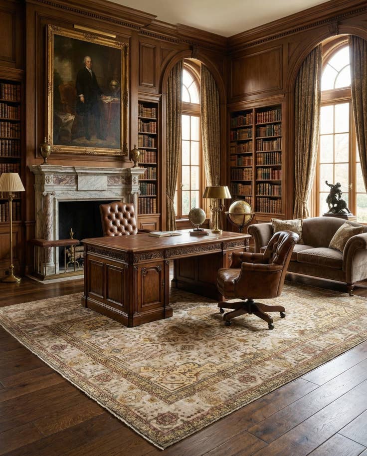 Detail image of 9' 9 x 13' Hand Knotted Vintage Royal Persian Wool Rug