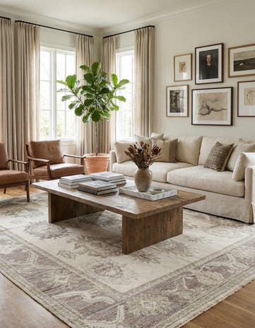 8' 3 x 10' 6 Hand Knotted Darya Wool Rug