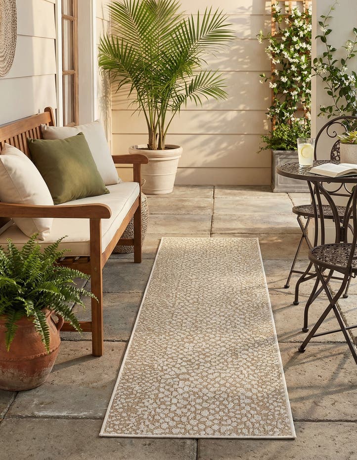 2' 7 x 12' Easy-Clean Safari Indoor / Outdoor...