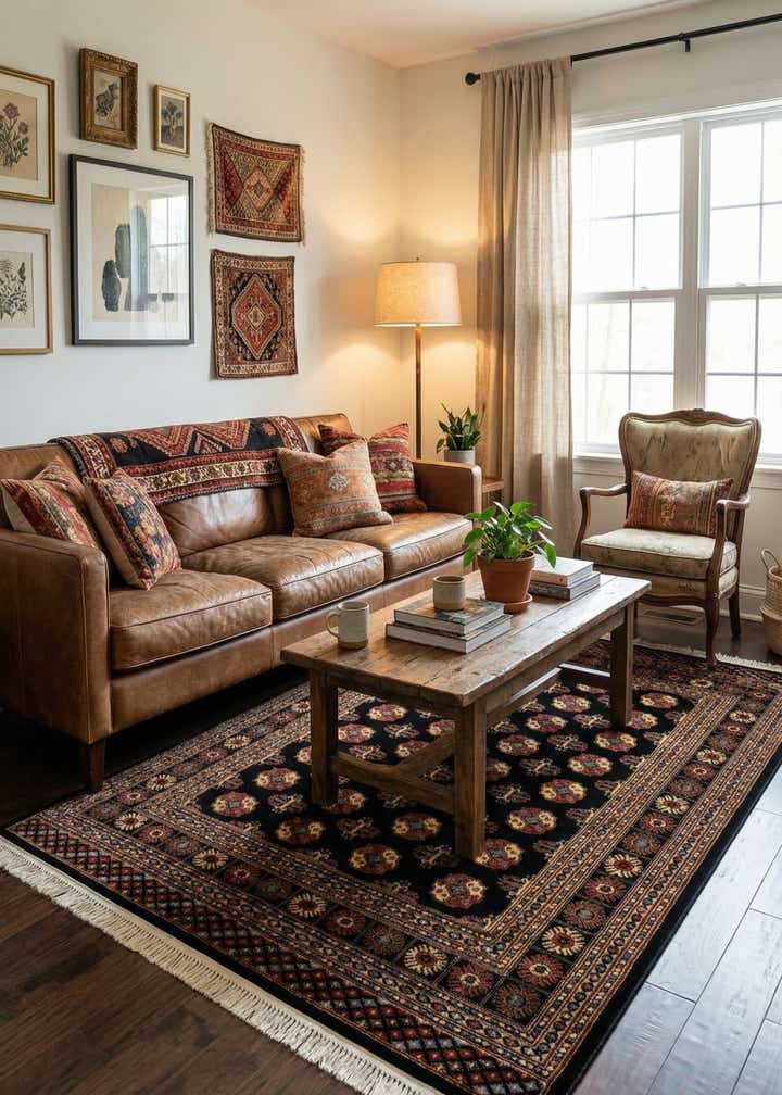 5' 3 x 7' Bokhara Rug