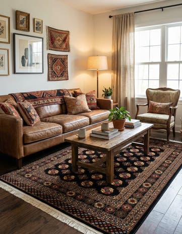 5' 3 x 7' Bokhara Rug