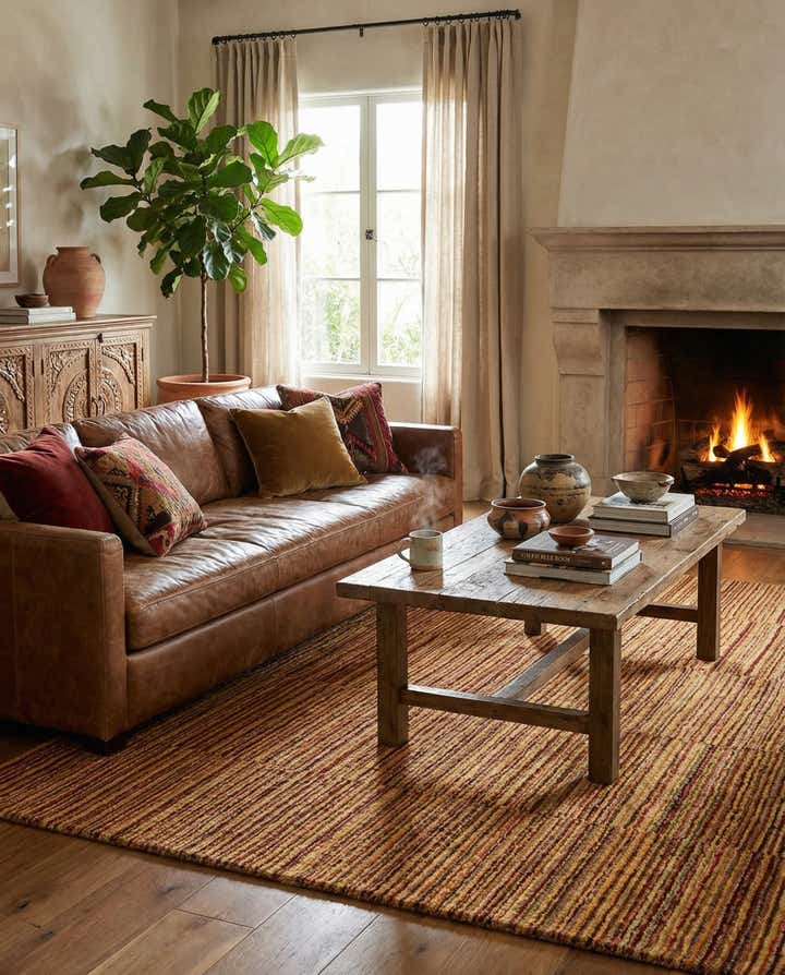 4' 5 x 6' 8 Juma Wool Rug