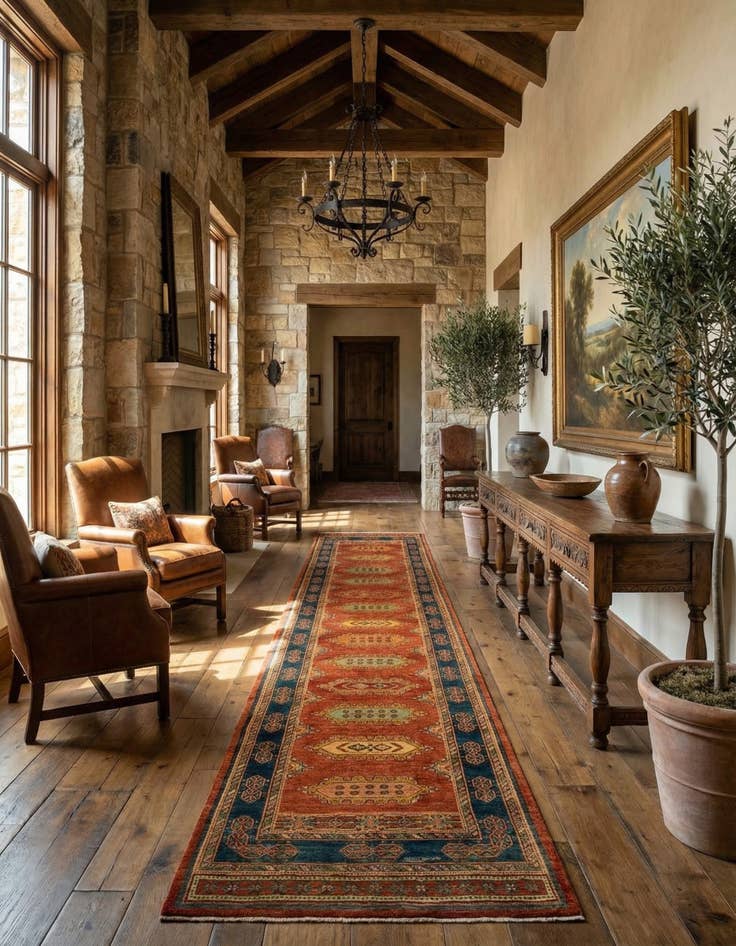 Detail image of 2' 9 x 13' 3 Luribaft Wool Runner Rug