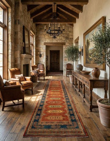 2' 9 x 13' 3 Luribaft Wool Runner Rug