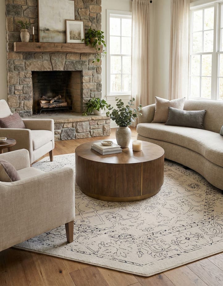 7' 10 x 7' 10 Isabella Octagon Rug