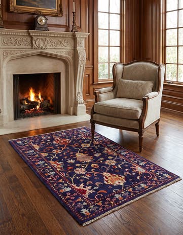 3' 3 x 4' 9 Hand Knotted Ariana Ziegler Rug