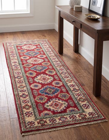 2' x 5' 8 Hand Knotted Kazak Runner Rug