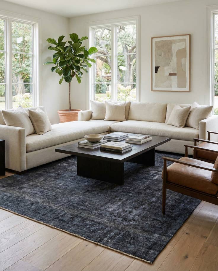 Detail image of 9' 6 x 13' 1 Hand Knotted Ultra Vintage Persian Wool Rug