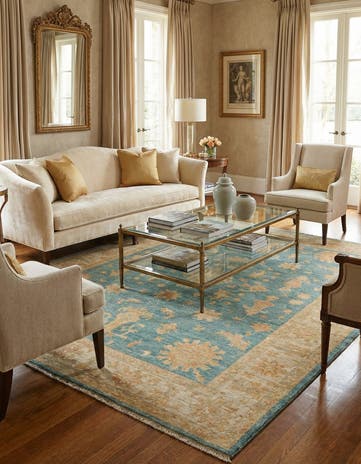 4' 11 x 6' 6 Kaizar Wool Rug