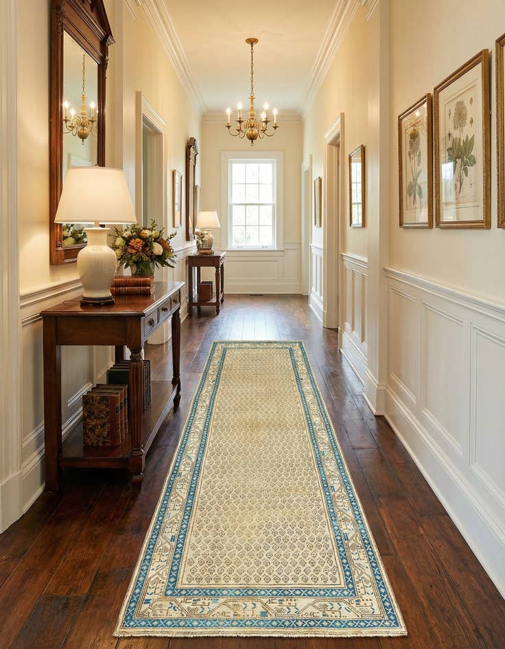 Detail image of 3' 5 x 10' Vintage Runner Rug