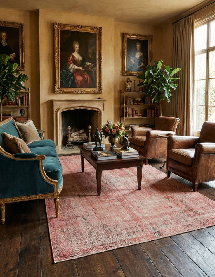 Detail image of 5' 5 x 8' 8 Vintage Rug