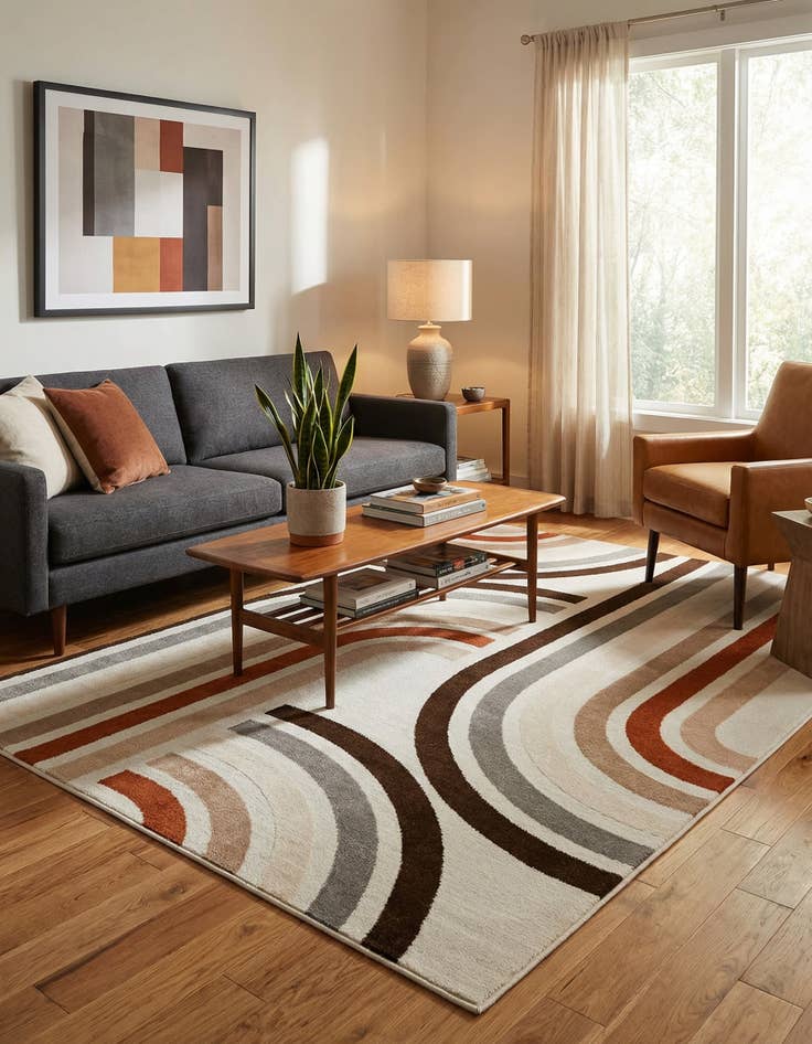 Detail image of  5' 3 x 8' Charlotte Rug