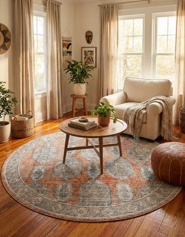 7' 10 x 7' 10 Lola Round Rug