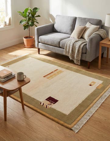 3' x 4' 10 Hand Knotted Darya Wool Rug