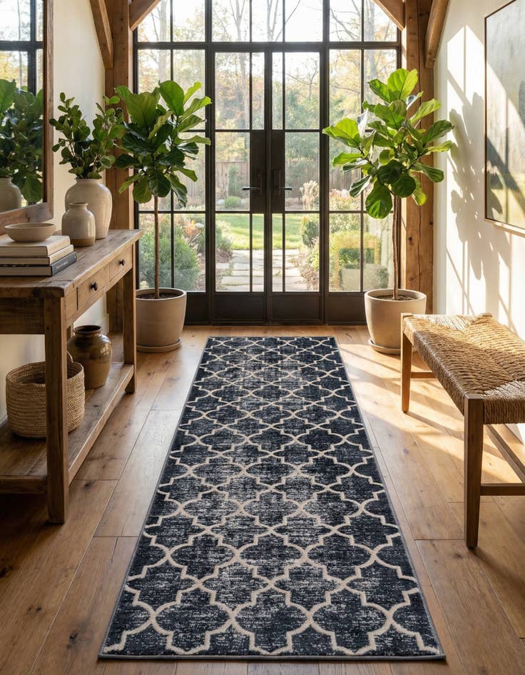 Detail image of 2' 2 x 6' Uptown Lincoln Center Runner Rug