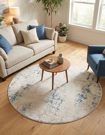 5' 3 x 5' 3 Caspian Round Rug