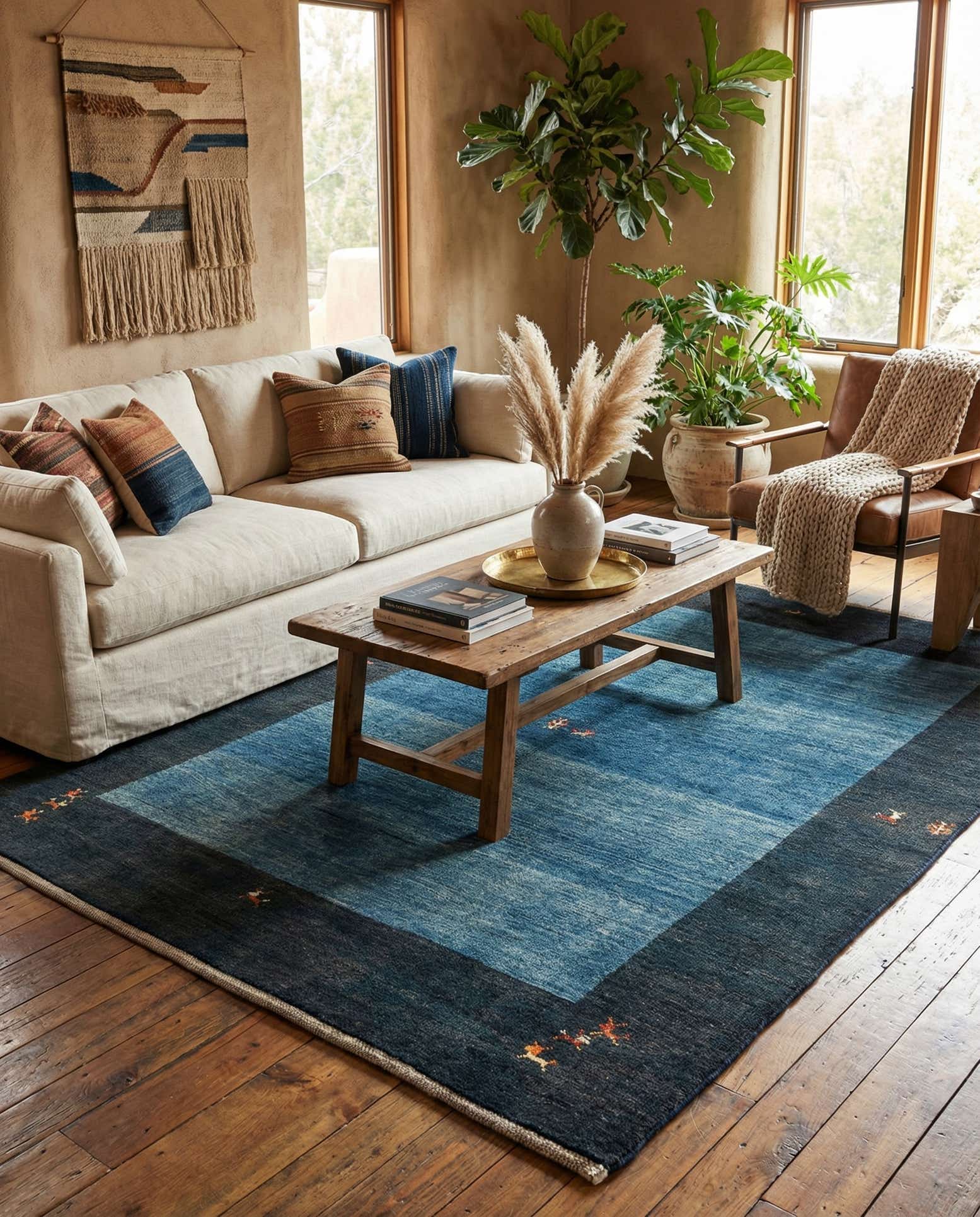 4' 9 x 6' 5 Gabbeh Shouli Rug