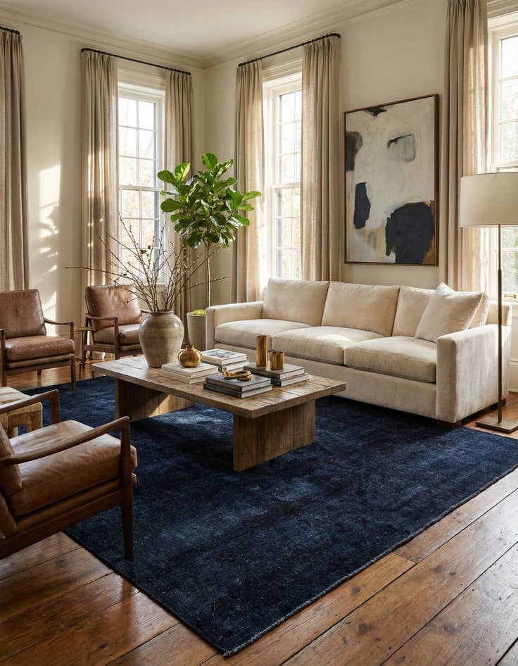 Detail image of 8' 1 x 10' 4  Hand Knotted Ultra Vintage Wool Rug