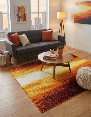 Orange Sydney Rug