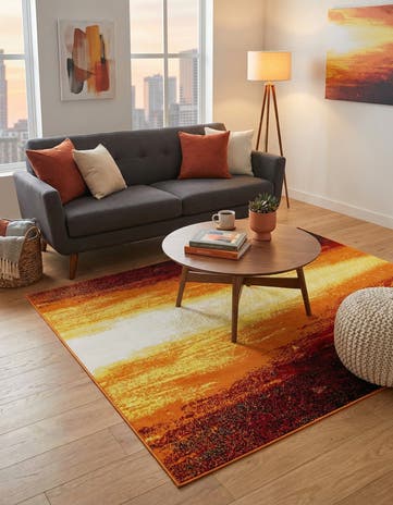 Orange Sydney Rug