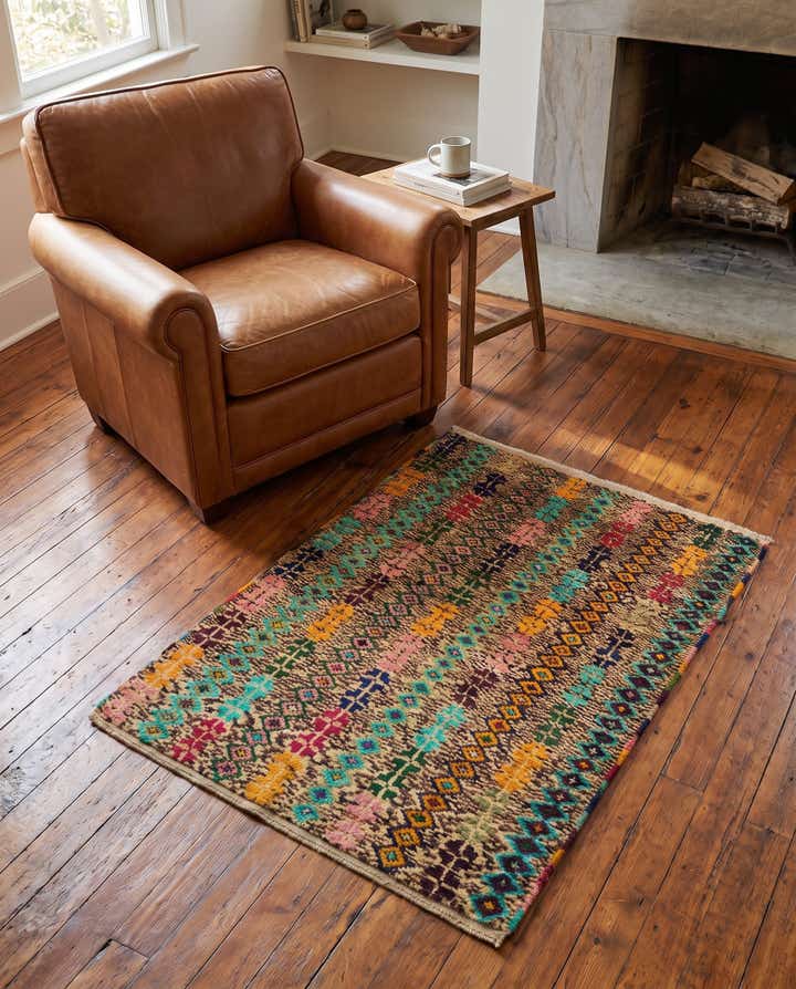 2' 11 x 4' 2 Hand Knotted Balouch Wool Rug