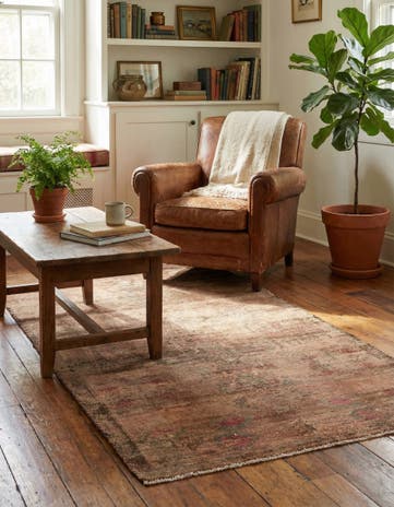 3' x 6' 8 Hand Knotted Ultra Vintage Persian Wool Runner Rug